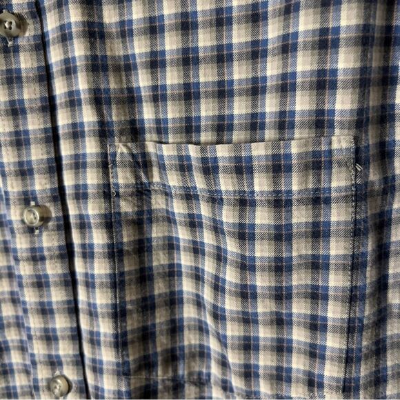 Eddie Bauer Men’s Classic Fit Plaid Flannel Button Down Shirt Size Large - Picture 5 of 6